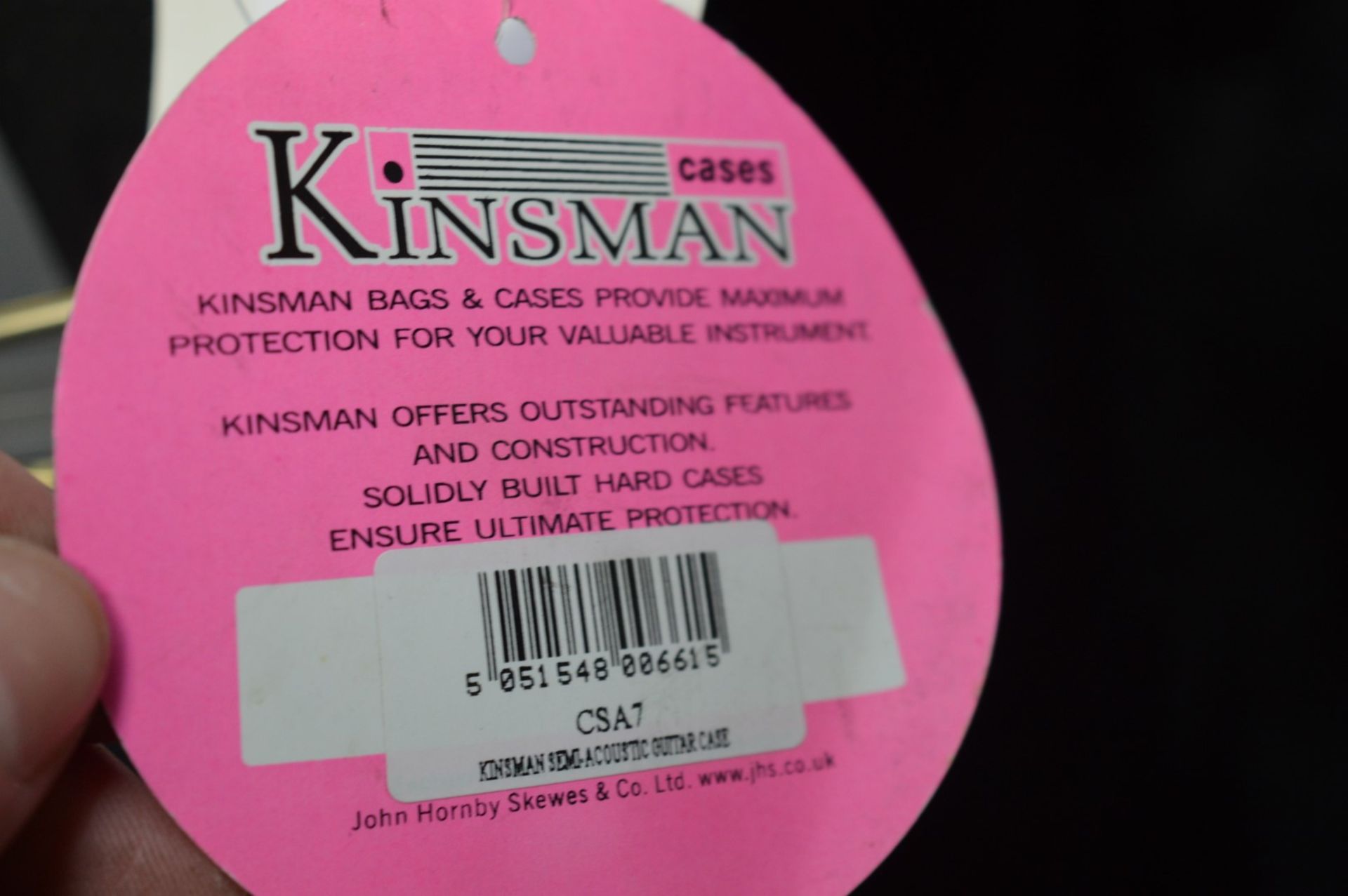 1 x Kingsman Semi Acoustic Hardshell Guitar Case - CL020 - Ref Mus15 - Location: Altrincham WA14 - Image 6 of 6
