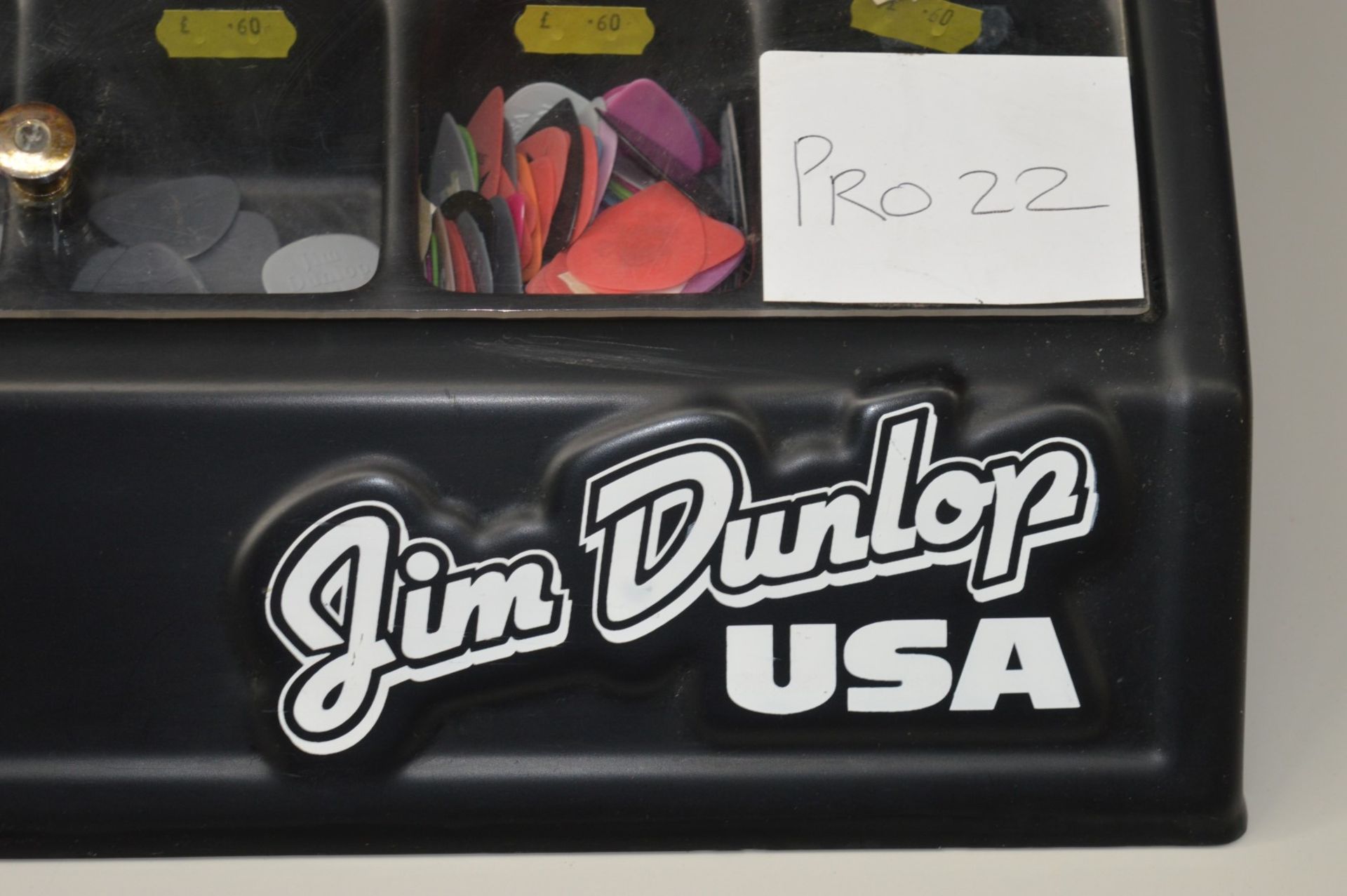 1 x Jim Dunlop USA Guitar Pick Retail Display Case - Features 30 Bins Full of Various Guitar Picks - - Image 10 of 11