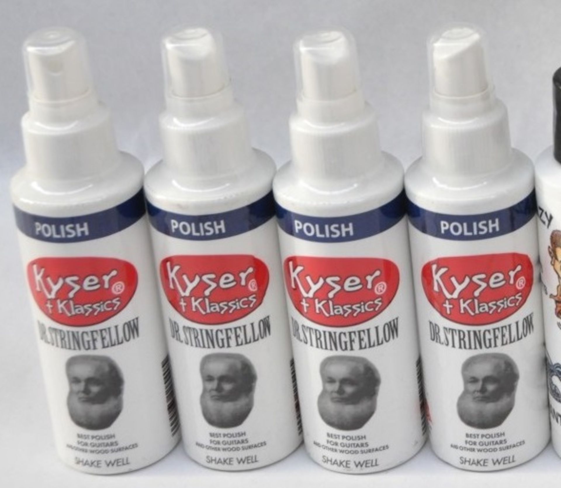 4 x Kyser Dr Stringfellow Guitar Polish - Deep Cleaning Polish Protects Wood Finishes and Even