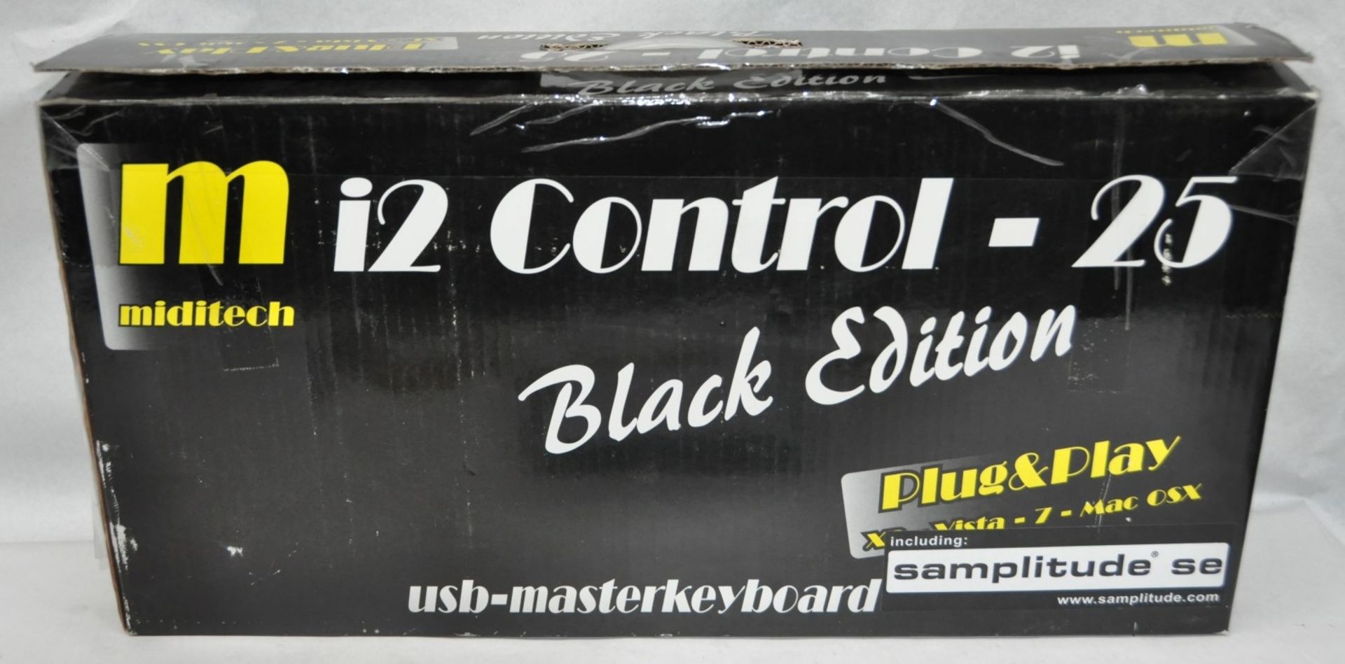 1 x Miditech i2 Control Keyboard 25 - Black Edition - USB Master Keyboard - Plug and Play - New - Image 2 of 4