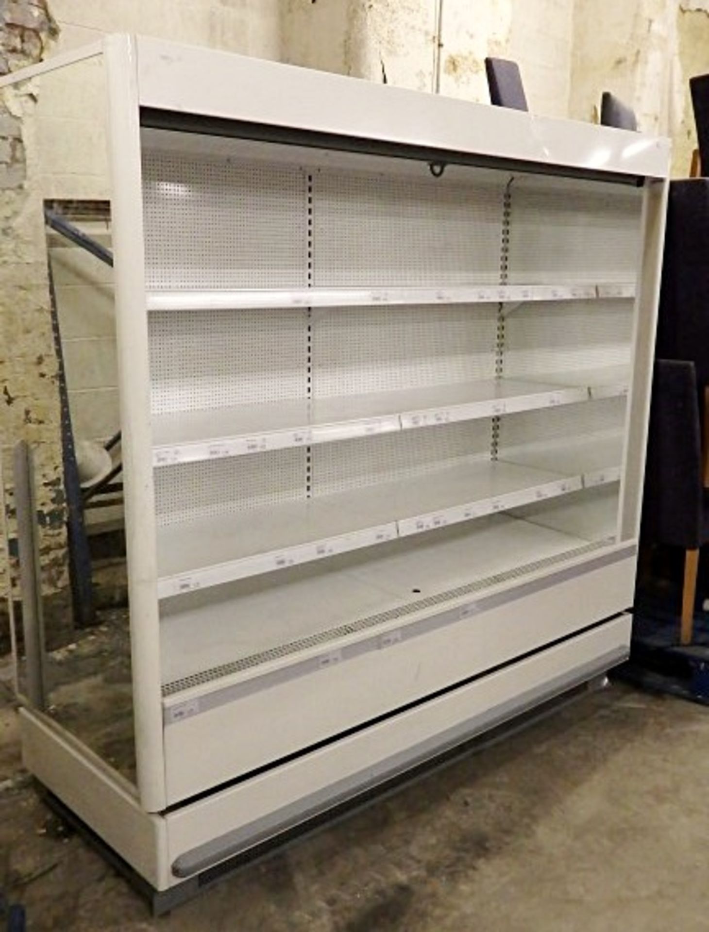 1 x Norpe Illuminated Display Chiller With Blind And Adjustable Shelving - Model: H522005 - Class