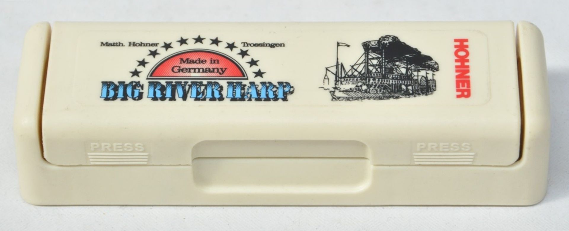 1 x Hohner Big River Harp Mouth Harmonica - Made in Germany - Key G - CL020 - Ref Pro89 - Unused - Image 3 of 5