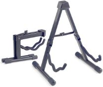 3 x Stagg Universal A Frame Folding Guitar Stands - Unused Stock - CL020 - Ref Mus037 - Location: