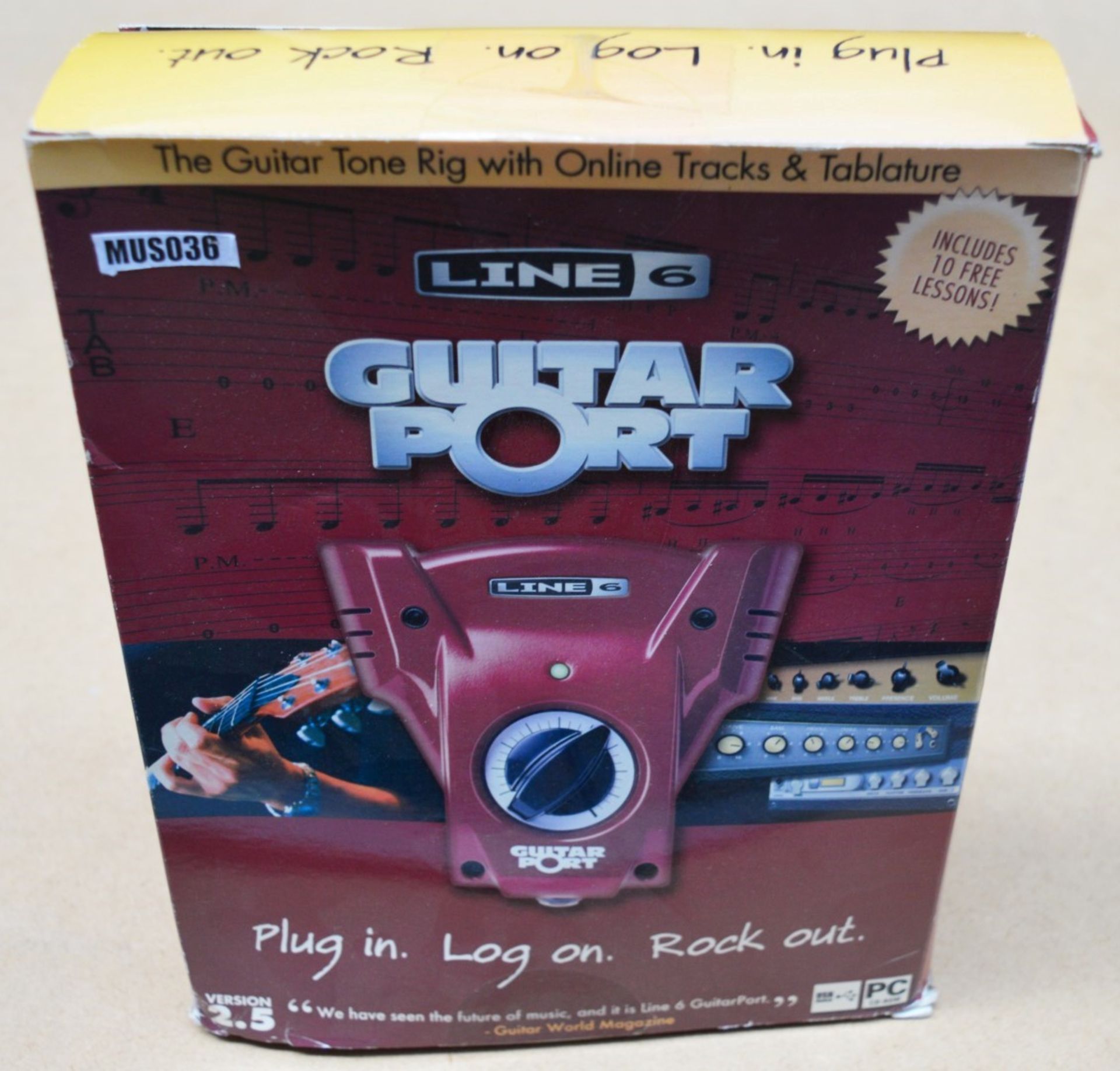 1 x Line 6 Guitar Port - Version 2.5 - Big Box Version - Unused With Cables, Software and - Image 3 of 4