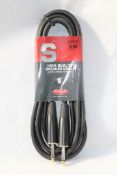 4 x Stagg 3 Metre High Quality Speaker Cables - Jack to Jack - Product Code SSP3PP15 - Brand New