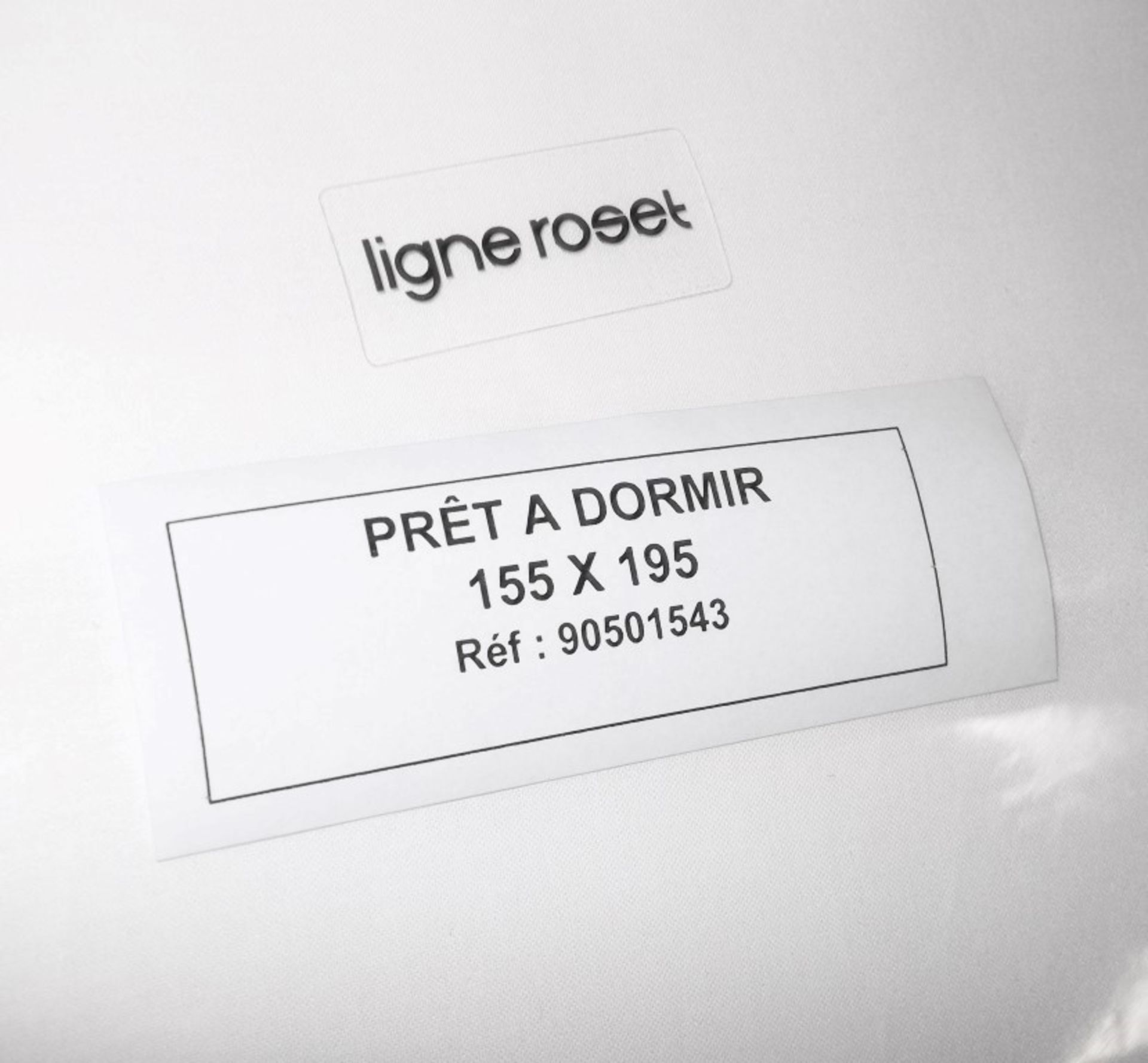 1 x LIGNE ROSET "Pret A Dormir - Fitted Sheet - 155 x 190 - New & Sealed - Ref: 3597790 - CL087 - - Image 2 of 2