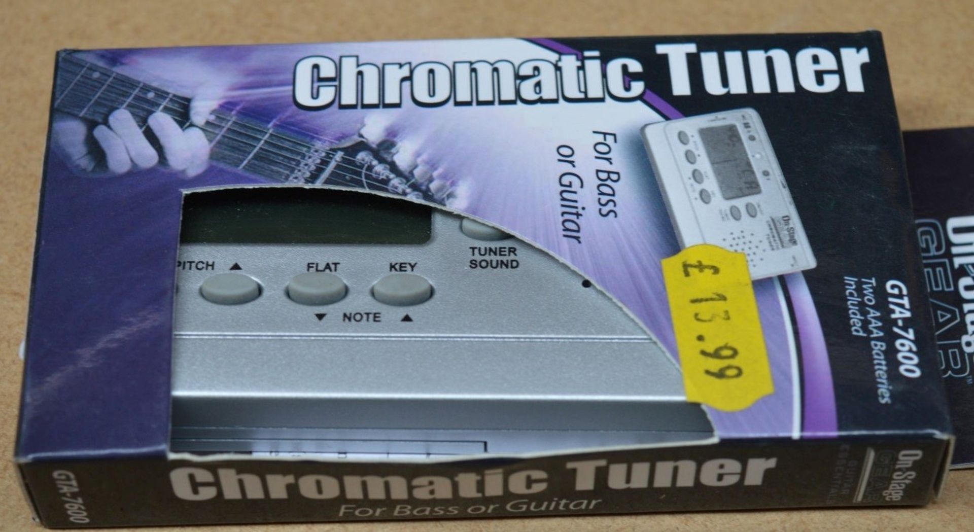 2 x On-Stage Gear GTA-7600 Guitar & Bass Chromatic Tuners - New and Boxed - CL020 - Location: - Image 2 of 2