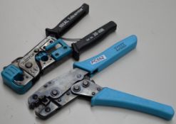 1 x Crimping Tools - For Various Cable Crimping Applications - Includes XXX and Ideal Telemaster -