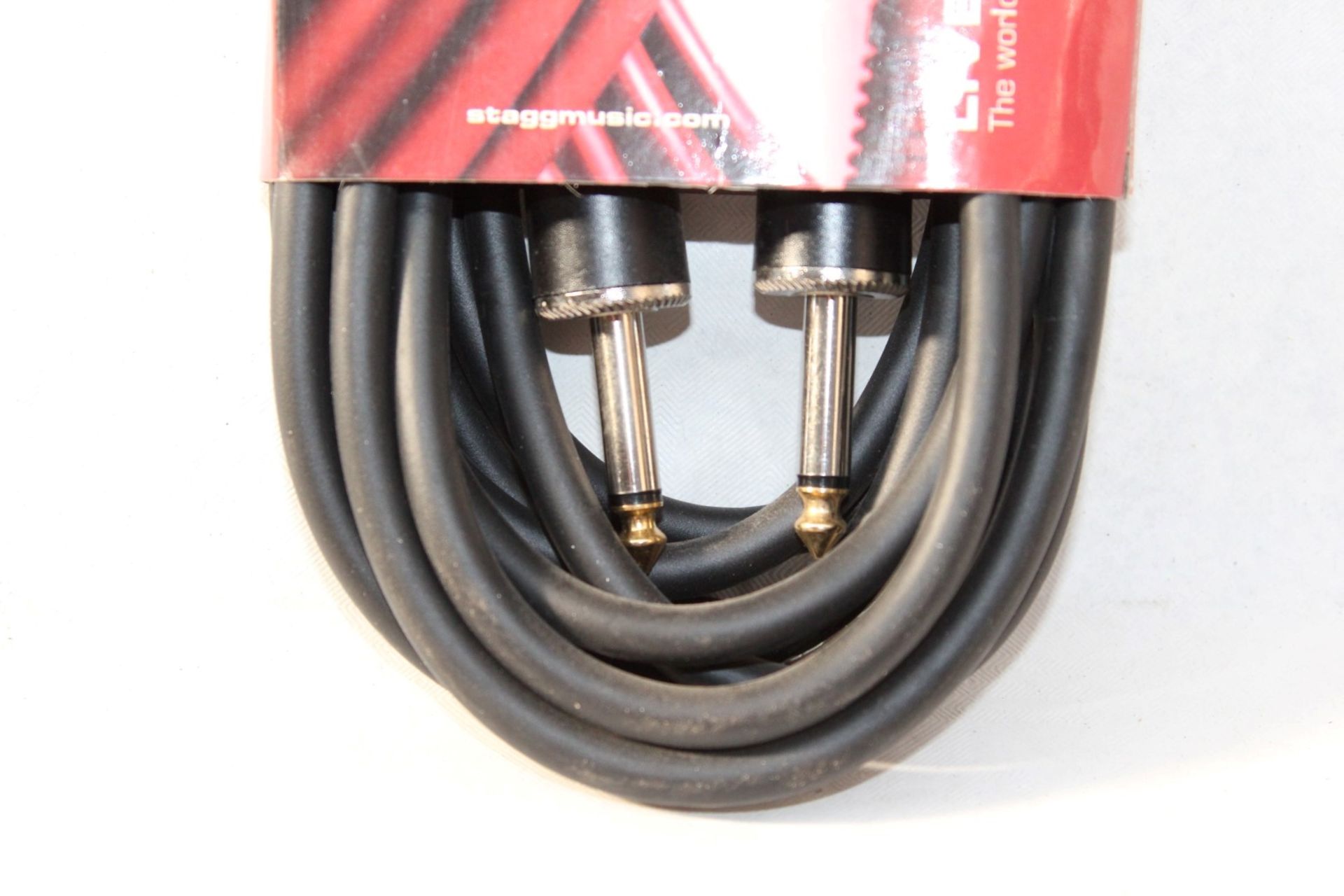 2 x Stagg Jack to Jack Cables Suitable For Guitats, Speakers or Keyboards - Product Code HPC-6/1.5 - Image 4 of 4