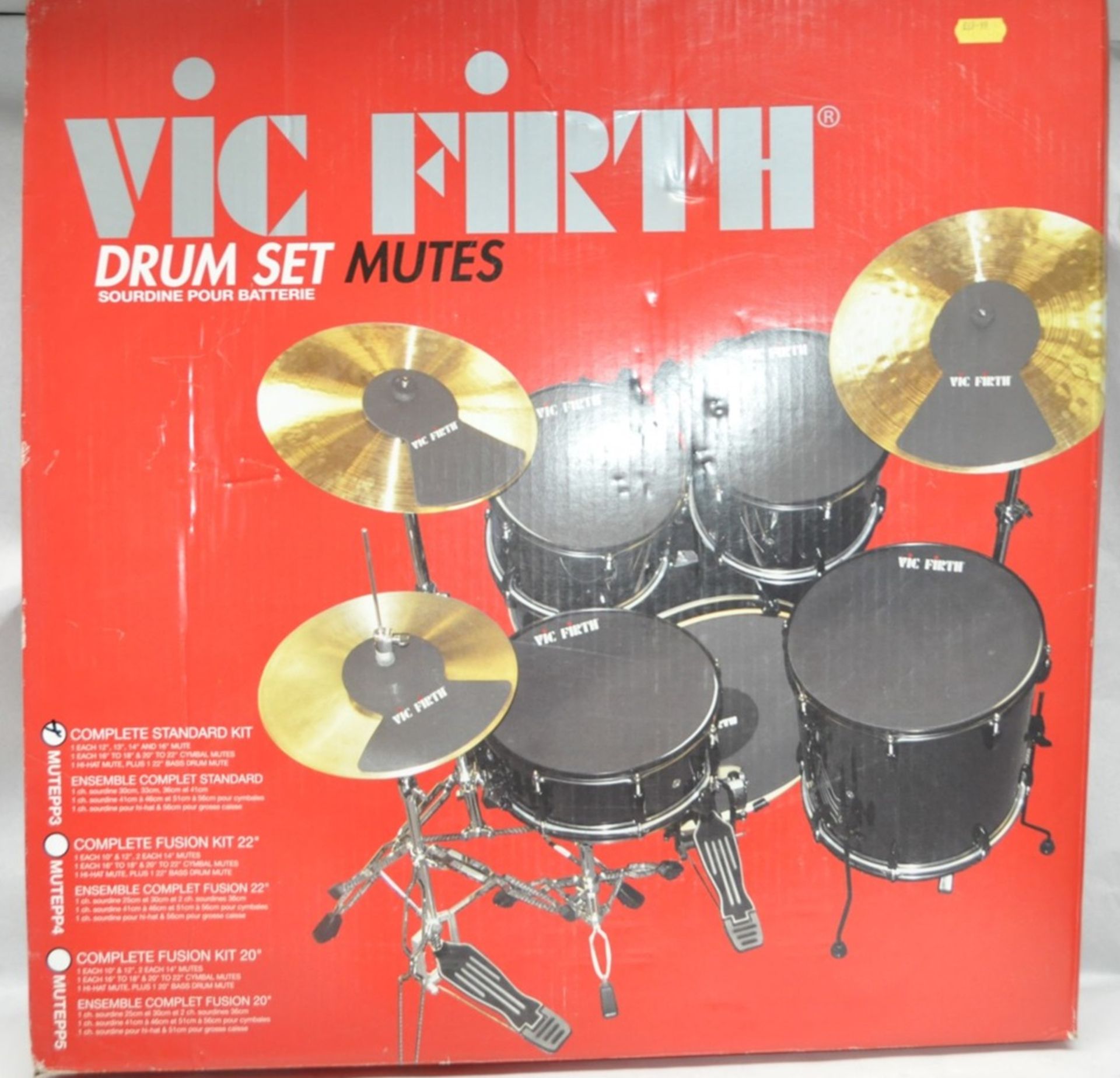 1 x Vic Firth Drum Set Mutes - Complete Standard Kit - CL020 - Ref Pro55 - Unused Stock -