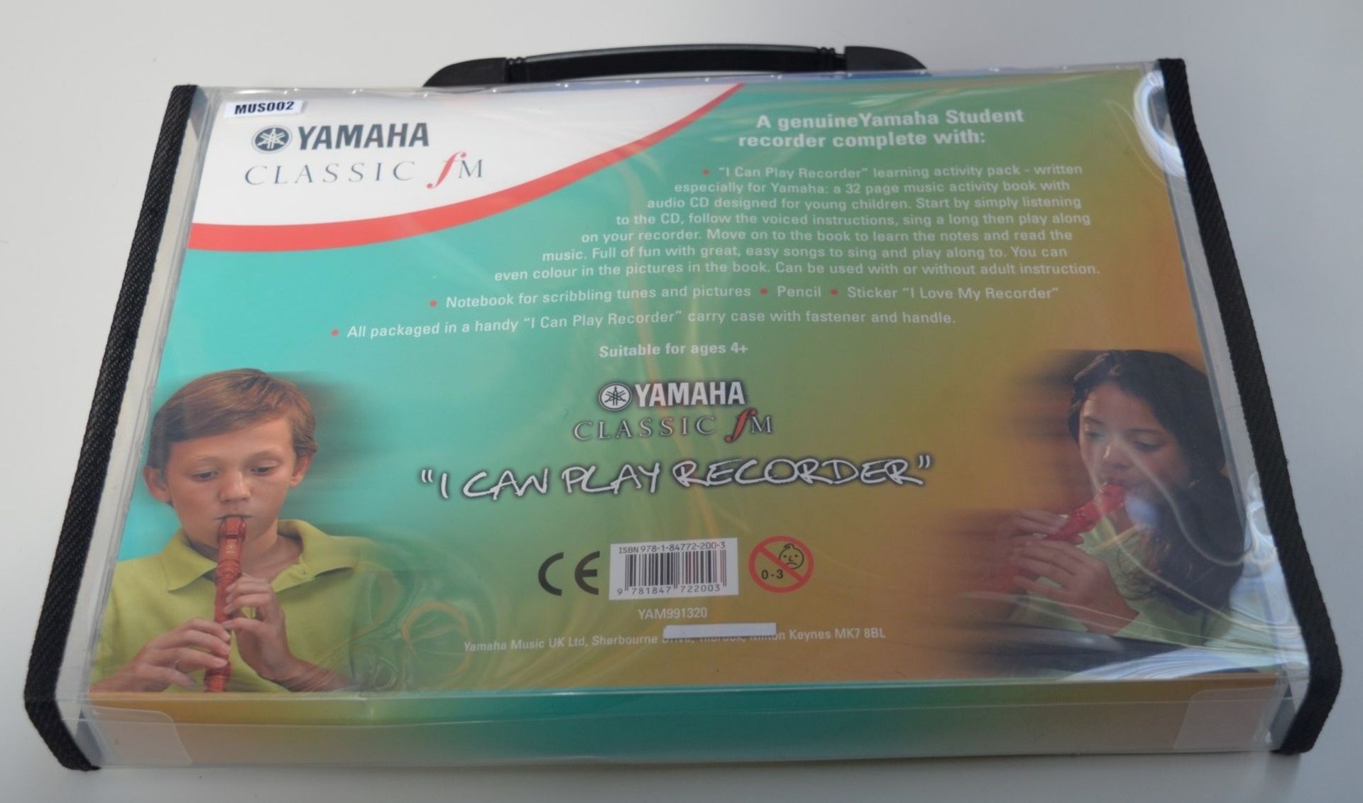 1 x Yamaha Classic FM "I Can Play Recorder" Starter Set - Brand New With Carry Case - CL020 - Ref - Image 3 of 4