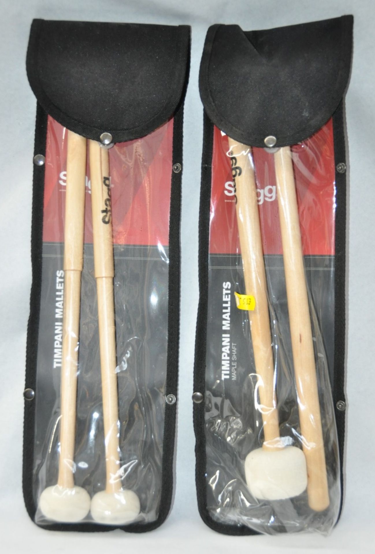 3 x Sets of Stagg Timpani Mallets With Maple Shafts - New Stock - CL020 - Ref Pro26 - Location: