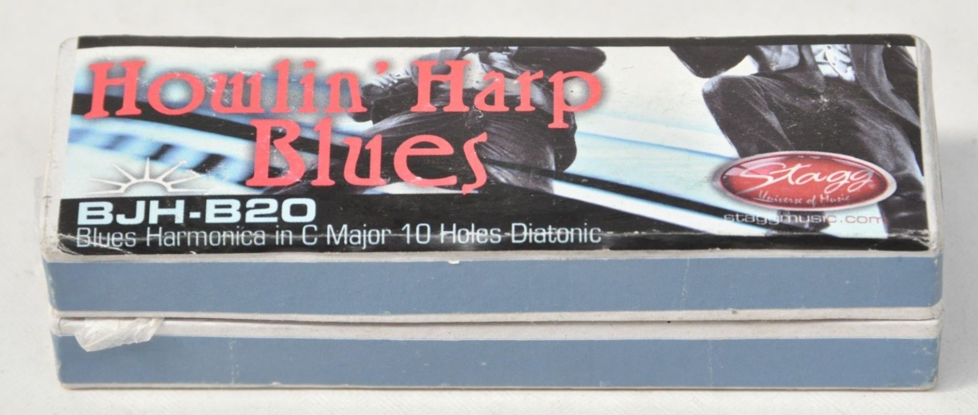 1 x Stagg Howlin Harp Blues Harmonica - Key F - CL020 - Unused Stock - Ref Pro92 - Location: - Image 2 of 2