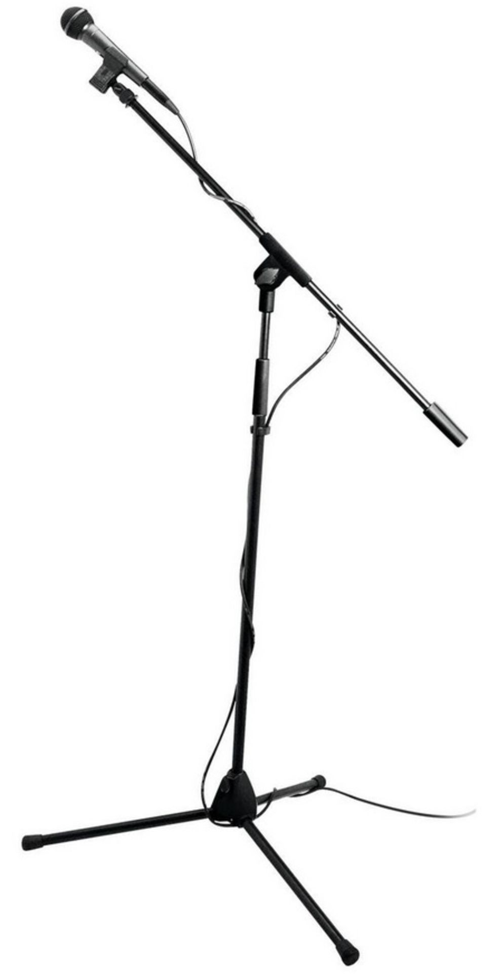 1 x On-Stage Microphone Pro-Pak with AS400 Dynamic Handheld Microphone - Includes Tripod Boom Stand,
