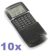 10 x Swarovski Elements Princess Calculators - MADE WITH SWAROVSKI® ELEMENTS - Colour: Black - New &