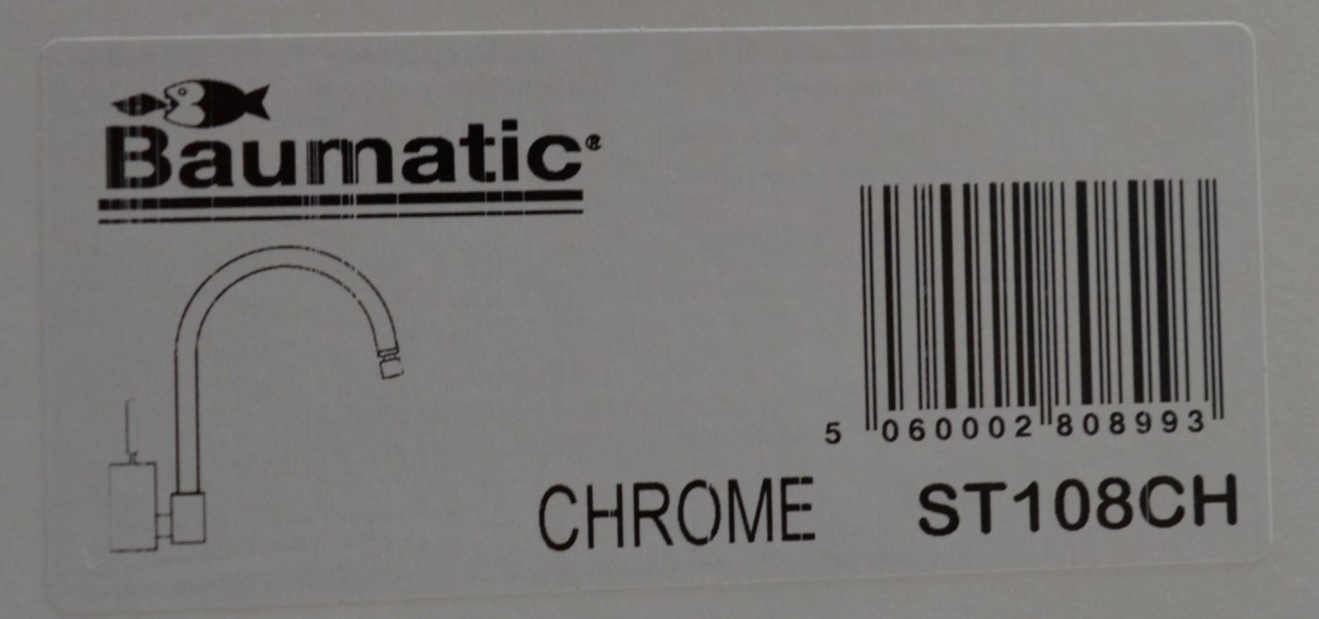 1 x Baumatic ST108CH Avalon Mixer Tap in Chrome – NEW & BOXED – CL053 – Location: Altrincham - Image 6 of 7