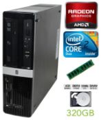 1 x HP Pro 3010 Small Form Factor PC - Features Intel Core 2 Duo 2.9ghz Processor, 4gb DDR3 Ram,