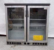 1 x Gamko Double Door Fridge With Light - Presented In Good, Clean Condition - Dimensions: W92 x D52