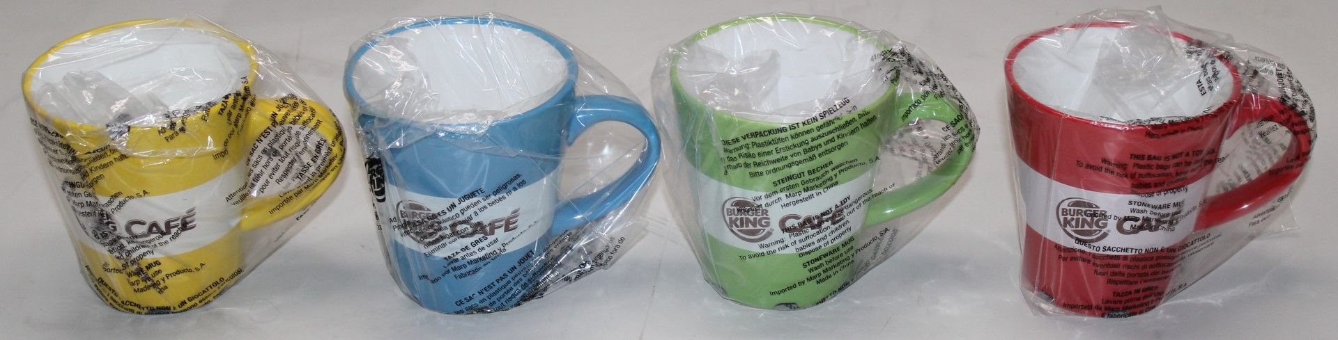 35 x Burger King Ceramic Coffee Mugs - Various Colours - Brand New Boxed Stock - CL011 - Location: - Image 4 of 5