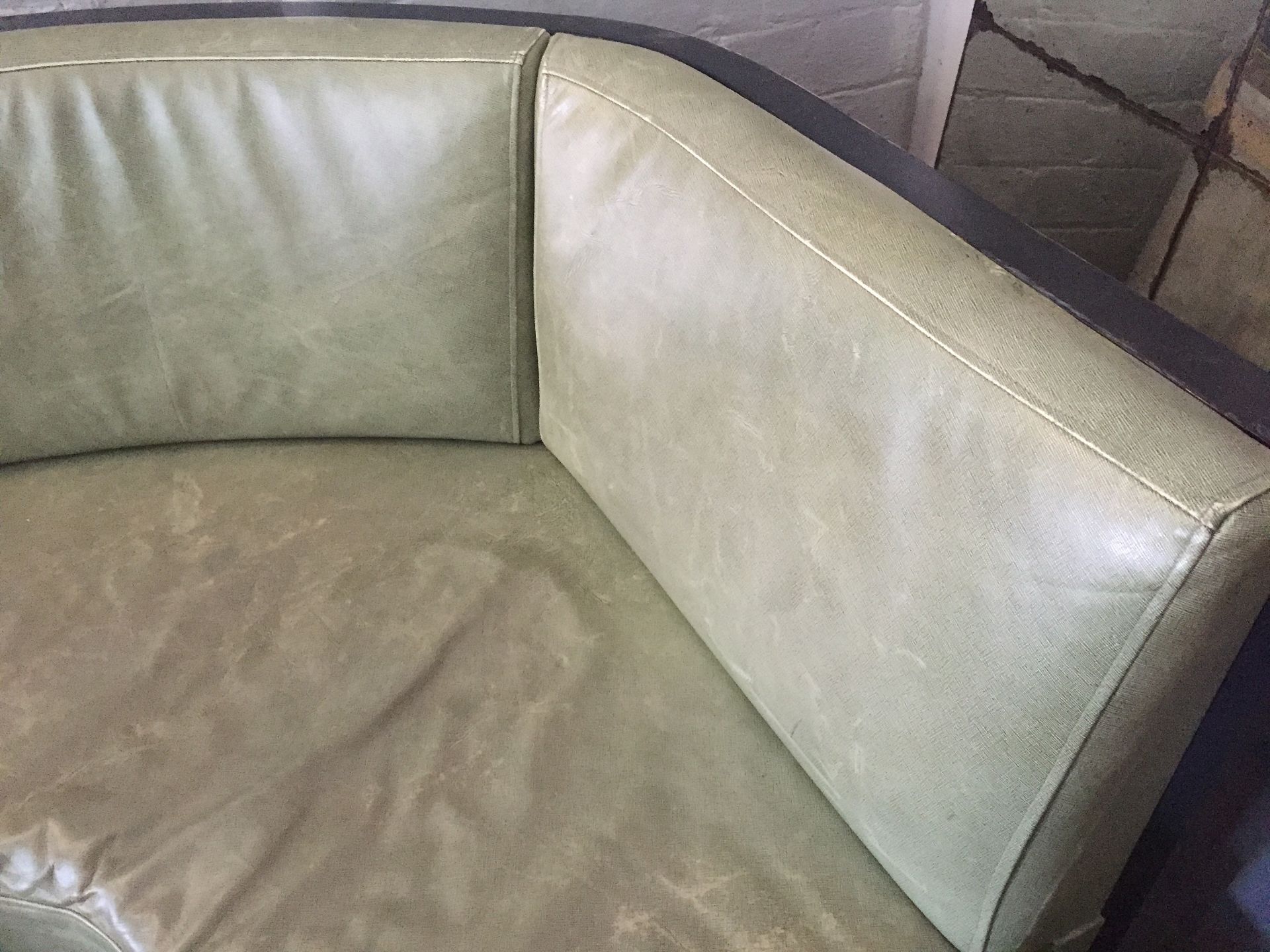 1 x Luxury Upholstered Curved Seating Area - Recently Removed From Nobu - Dimensions: W285 x D62cm x - Image 6 of 18