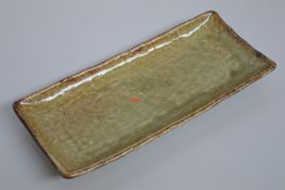 10 x High Quality Japanese Serving Dishes in Green - New Boxed Stock - Size 29 x 13cm - Made in
