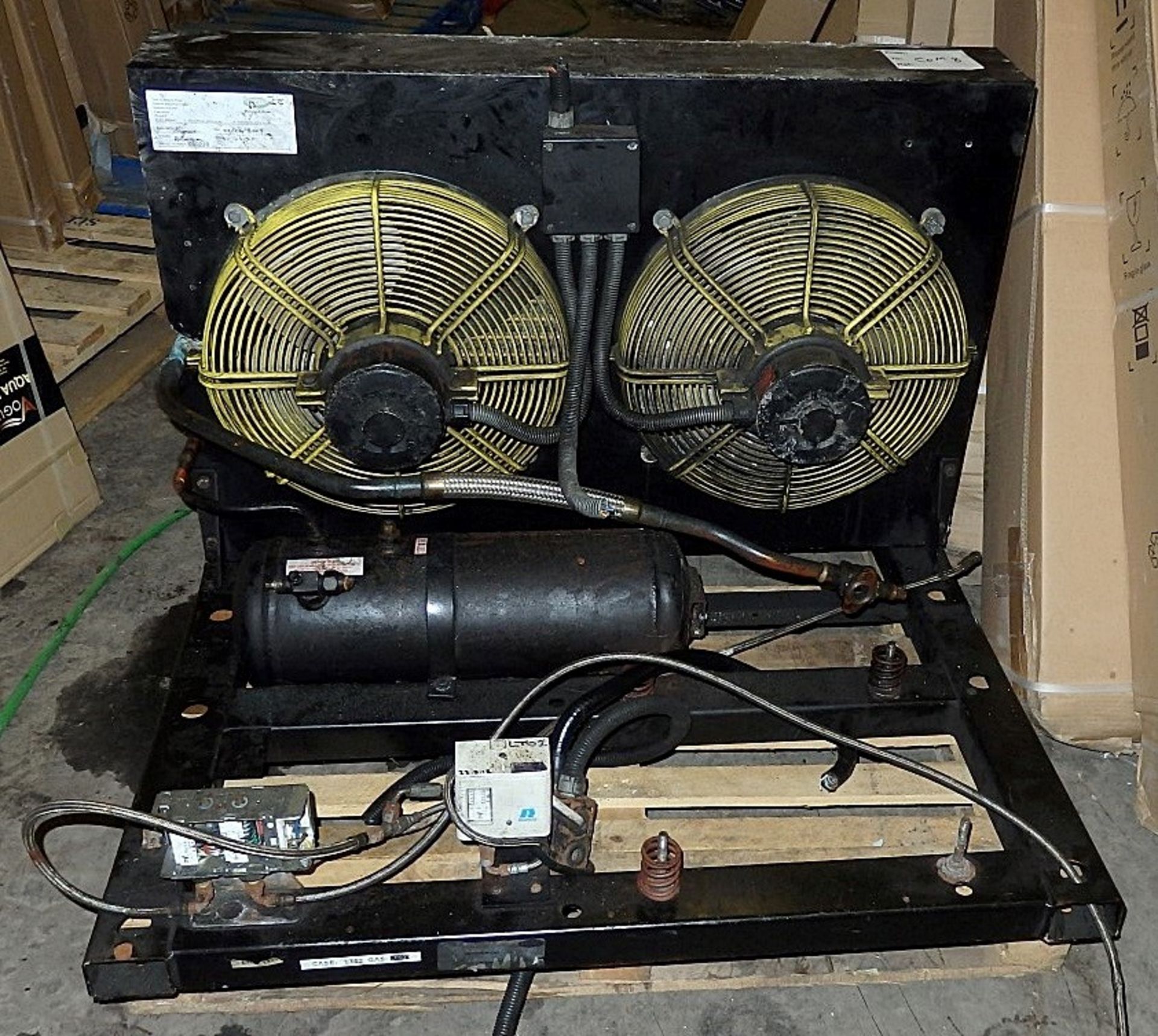 1 x Refrigeration Unit - Features A Ranco Pressure Controller & Fan Unit - Used, Sold As Seen -