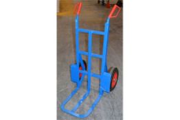 1 x Rough Terrain Sack Truck - Heavy Duty Sack Truck With One Piece Frame, Larger Wheels and a Max