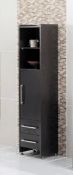 1 x Vogue ARC Series 2 Upright TALL BOY Bathroom Cabinet - WENGE FINISH - Manufactured to the