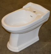 1 x Vogue Bathrooms DAVENPORT Bidet - Brand New Stock - Modern White Ceramic Bathroom Stock -