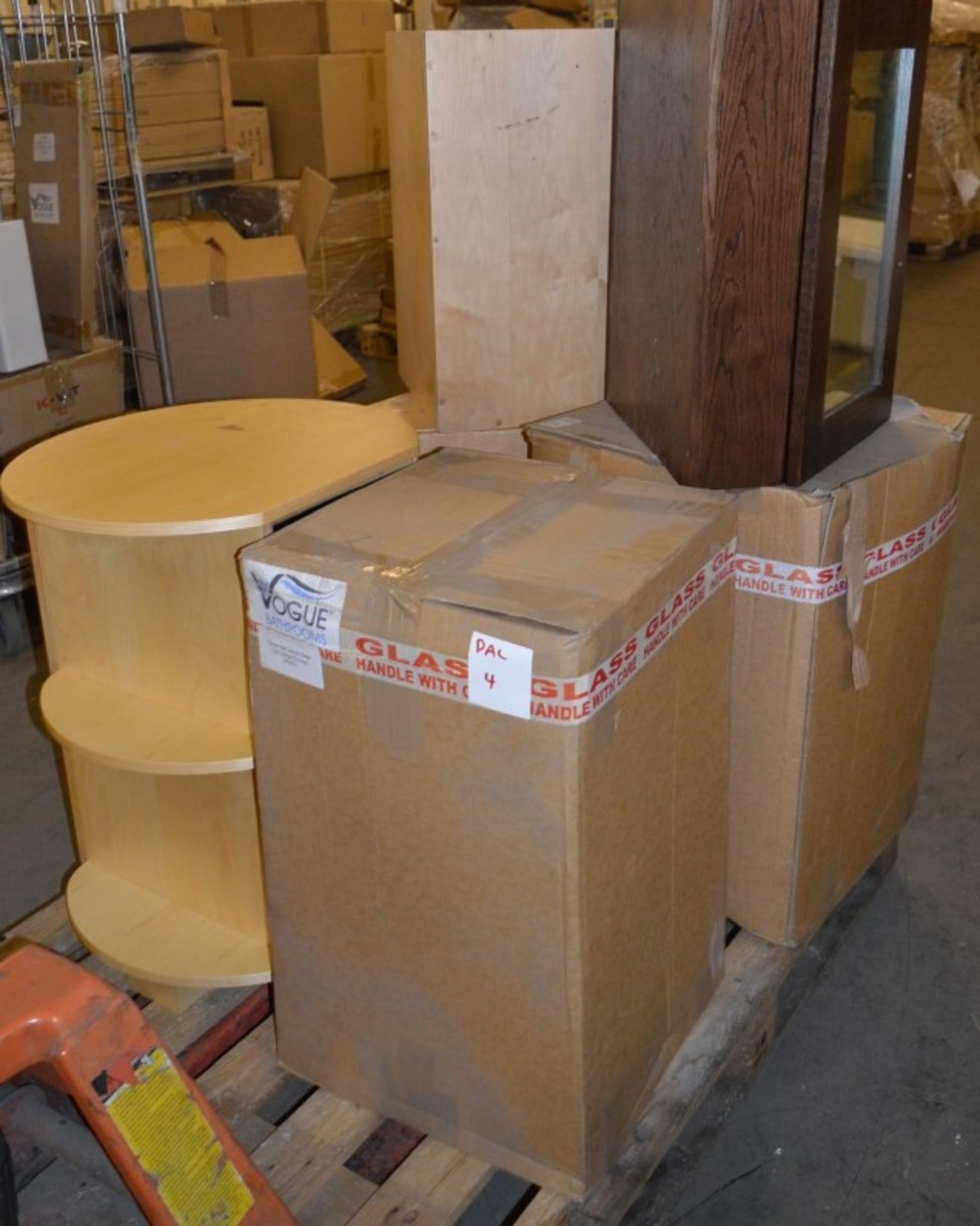 Assorted Pallet Lot - Includes 4 x Kudos Mirrored Bathroom Corner Cabinets and 2 x Kudos Floor - Image 2 of 7