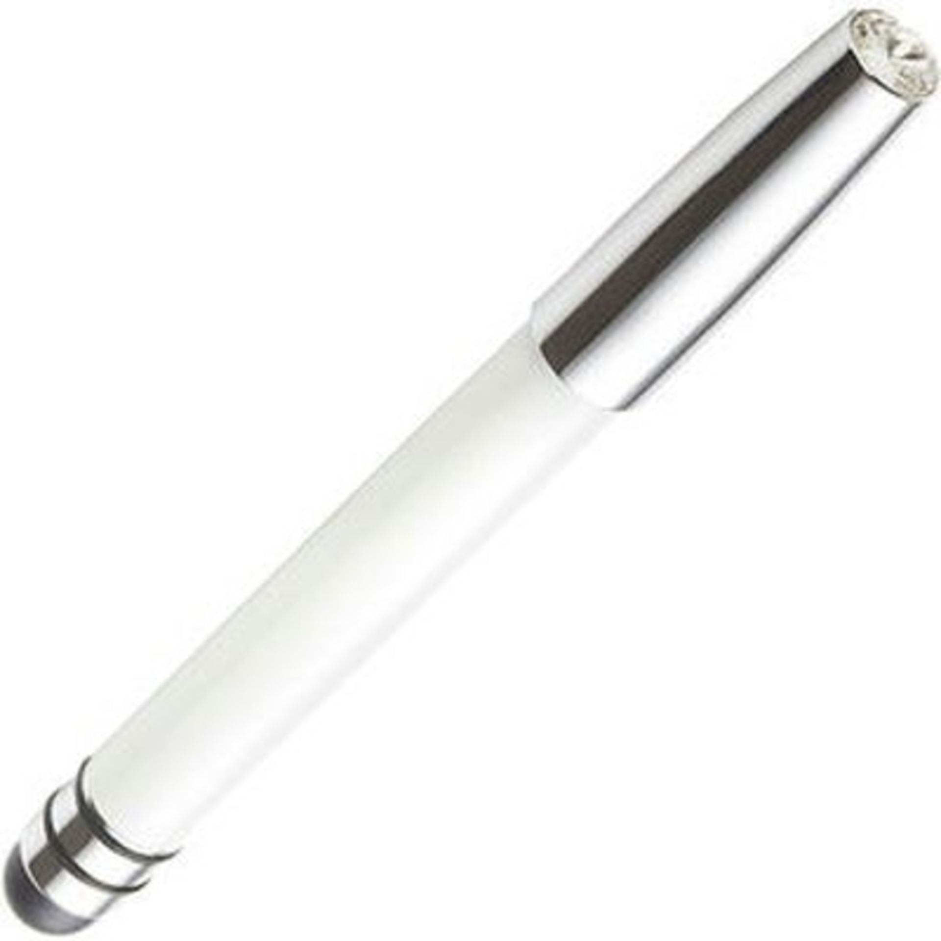 1 x ICE LONDON App Pen Duo - Touch Stylus And Ink Pen Combined - Colour: WHITE - MADE WITH SWAROVSKI - Image 2 of 3