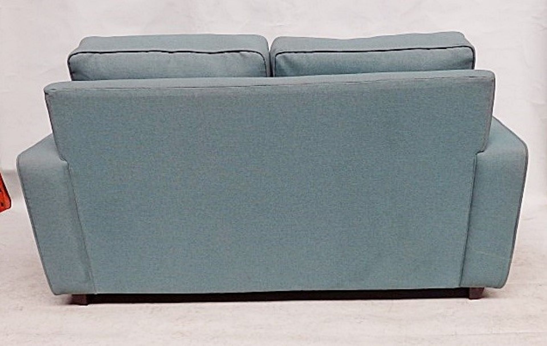 1 x Large Bespoke Turquoise Sofa - Expertly Built And Upholstered By British Craftsmen - Dimensions: - Image 3 of 6