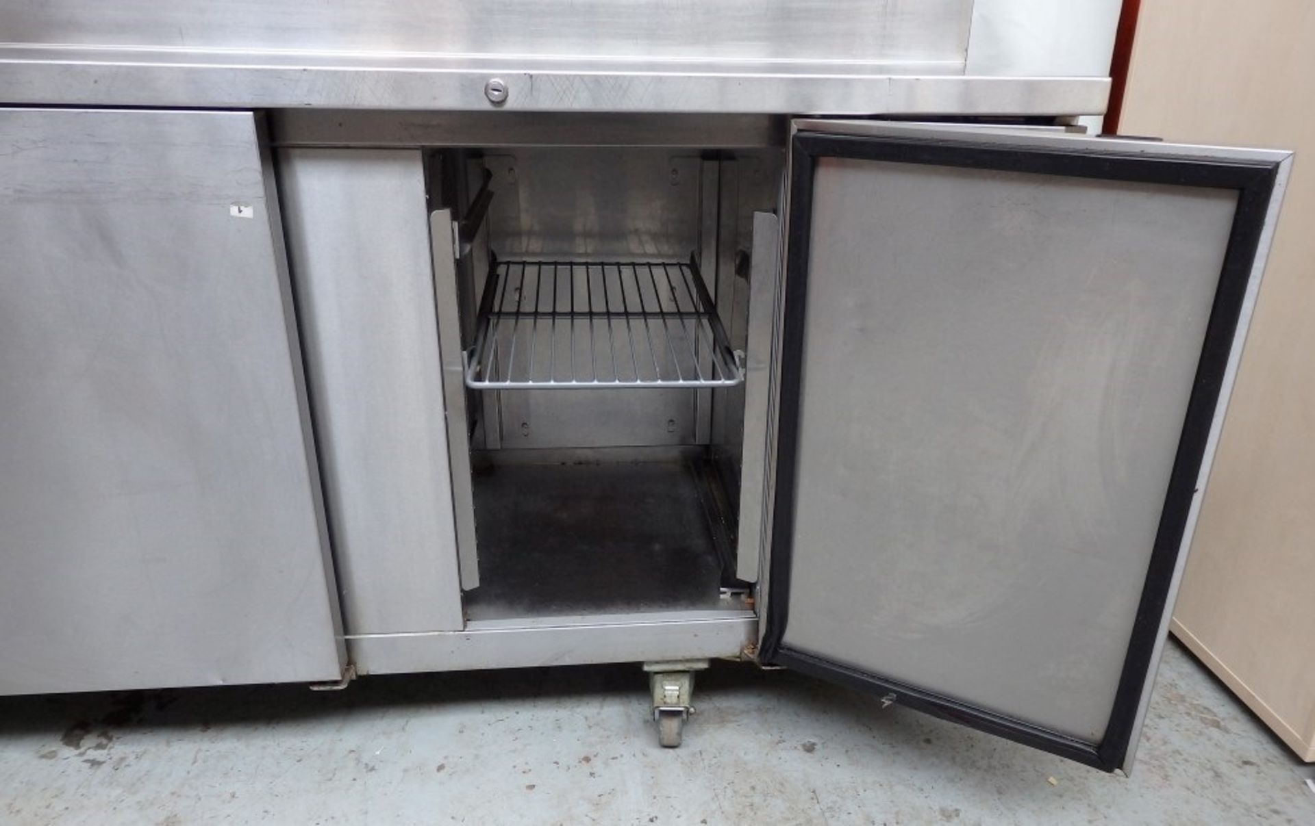 1 x "Precision" Commercial Refrigerator Counter With 3-Door Storage - Model: Gastronorm MCU-311 - - Image 11 of 12