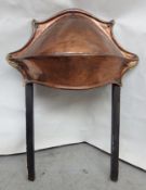 1 x Reclaimed Vintage Copper Fireplace Hood - Features An Attractive Art nouveau Form In Copper -