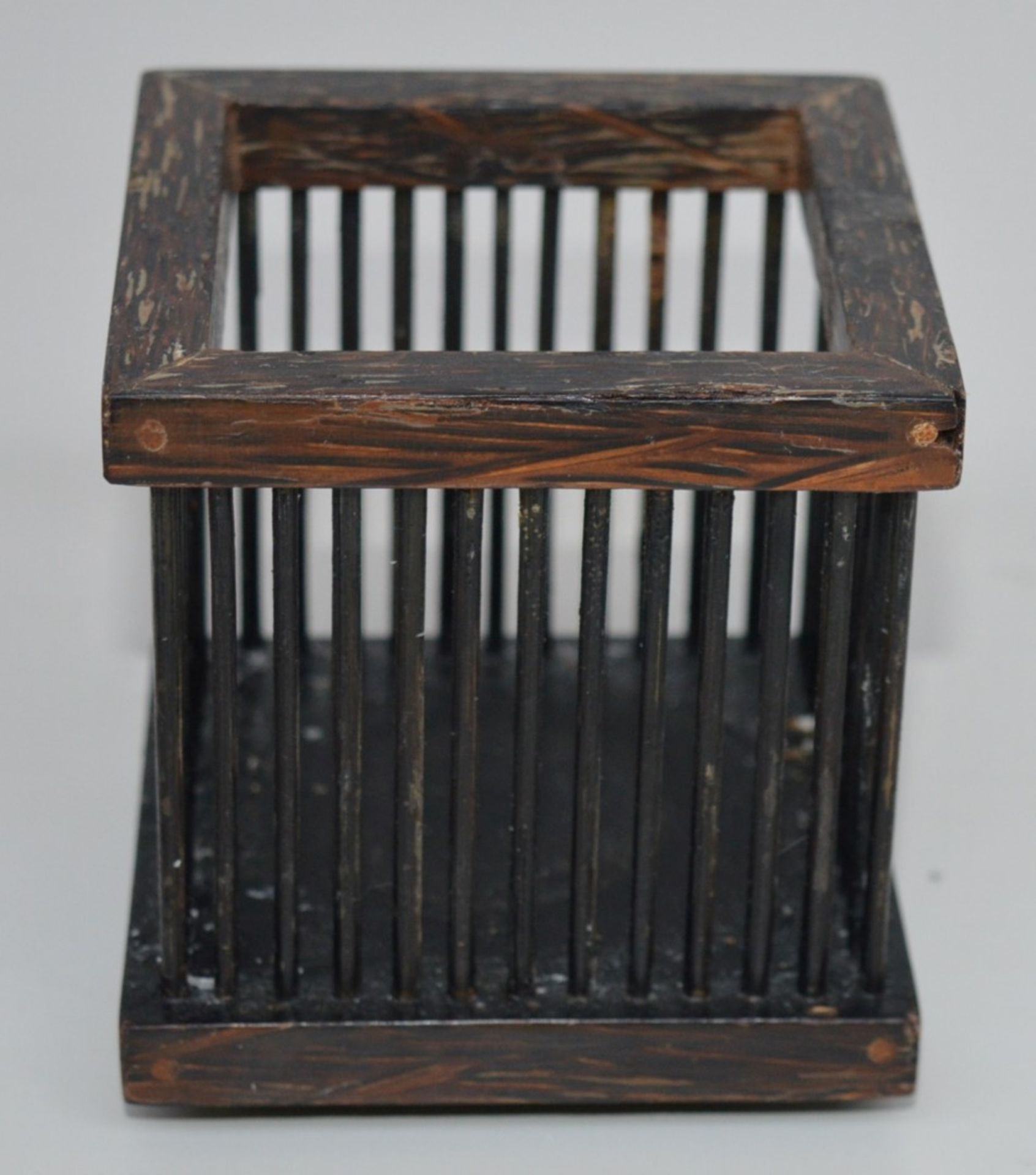 53 x Wooden Candle Holders - Cage Style With Rubber Bases - Ideal For Restaurants etc - Size 8.5x8. - Image 4 of 4