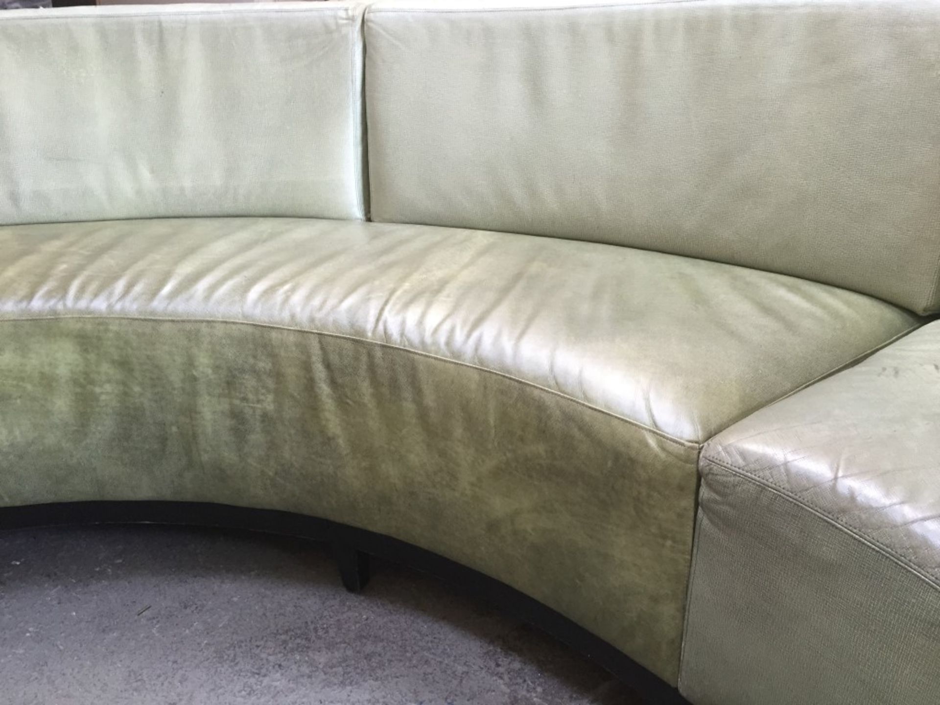 1 x Luxury Upholstered Curved Seating Area - Recently Removed From Nobu - Dimensions: W285 x D62cm x - Image 15 of 23
