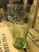 24 x Coca Cola 16oz Genuine "Georgia Green" Glasses - Unused Boxed Stock - Full Case - Ref: APB043 -