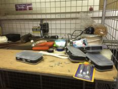 1 x Cage Contents - Includes Tools & Miscellaneous Items - Ref: APB042 - City Centre Bar Closure -