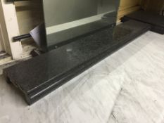 2 x Individual Granite Pieces - Dimensions: Piece A - 101 x 18 x H6cm, Piece B - 40 x 46 x 6cm -