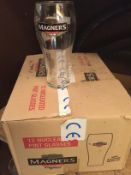11 x Magners Pint Glasses - Unused Boxed Stock - Ref: APB111 - City Centre Bar Closure - CL165 -