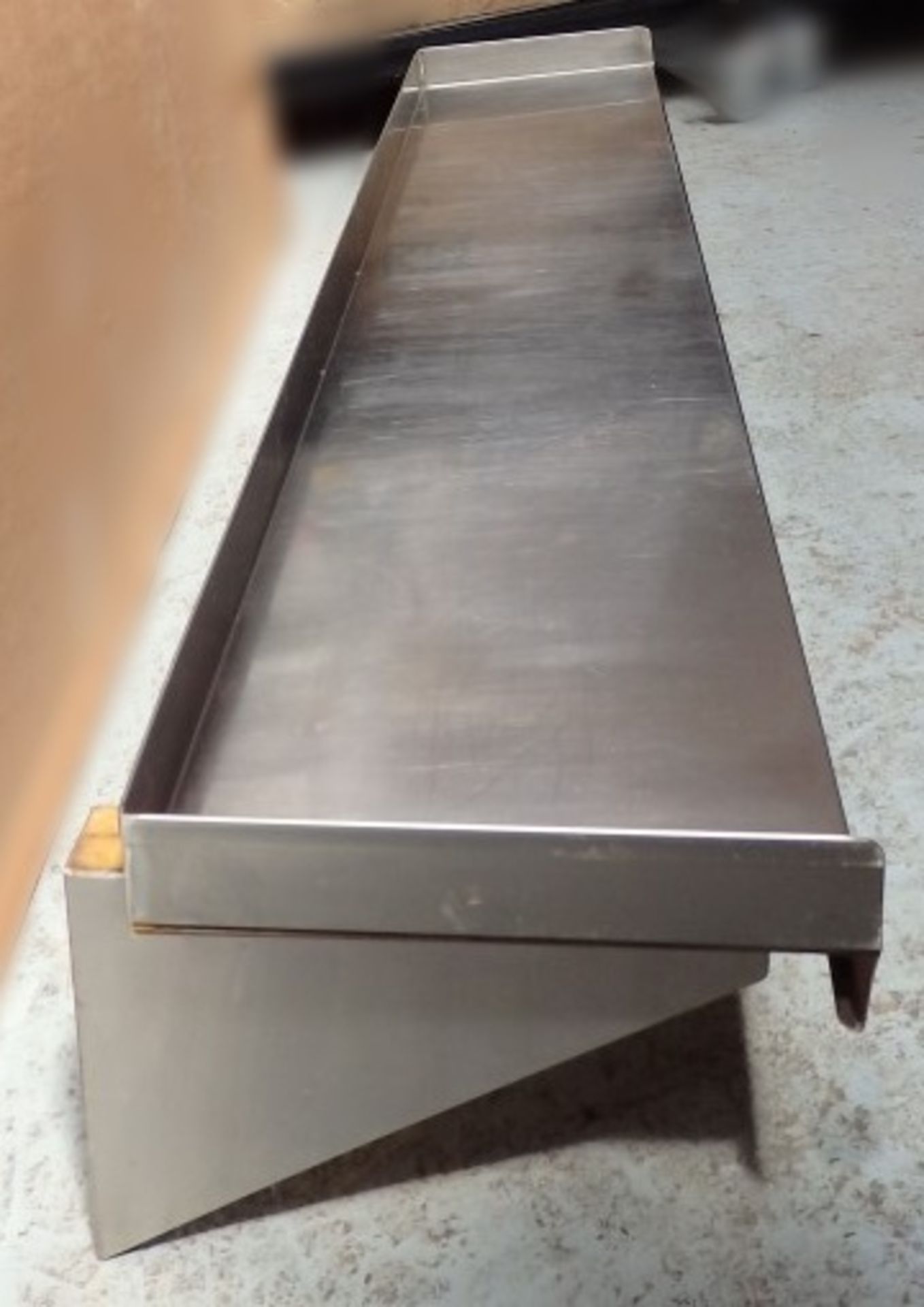 1 x Commercial "Simply Stainless" Wall Shelf - Dimensions: 30 x 80cm - Ref: MUS008 - CL007 - - Image 2 of 2