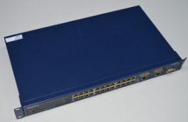 1 x Netgear FSM726S 24 Port 10/100Mbps Network Switch - CL300 - Ref PC513 - Location: Altrincham