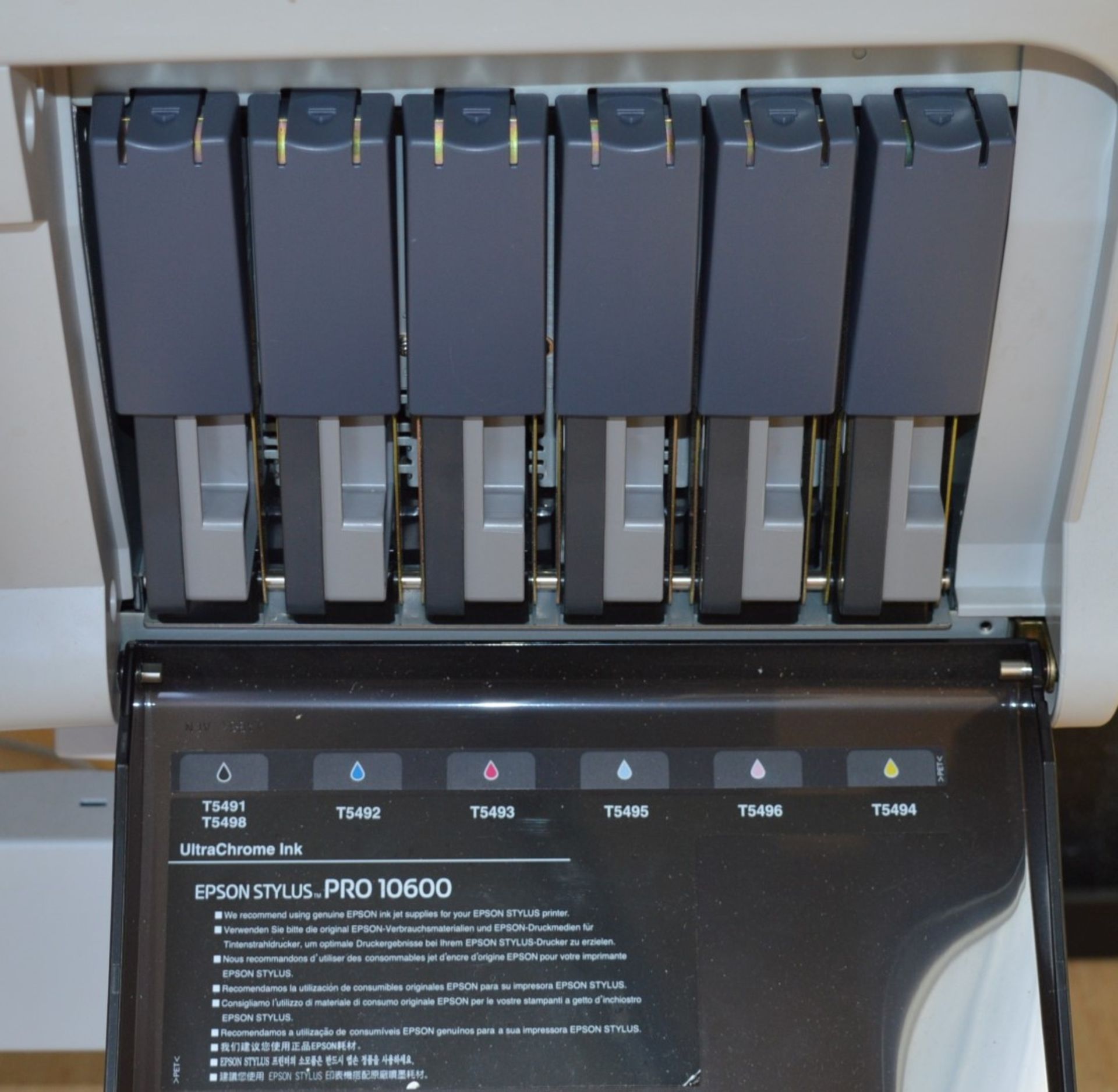 1 x Epson Stylus Pro 10600 44 Inch Large Format Inkjet Plotter Printer - Model P260A - Max - Image 7 of 10