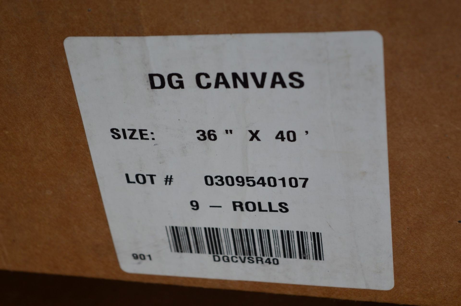 1 x Roll of IJTechnologies DuraGraphix Textured Canvas - Size 36" x 40' - Engineered to Provide - Image 2 of 2