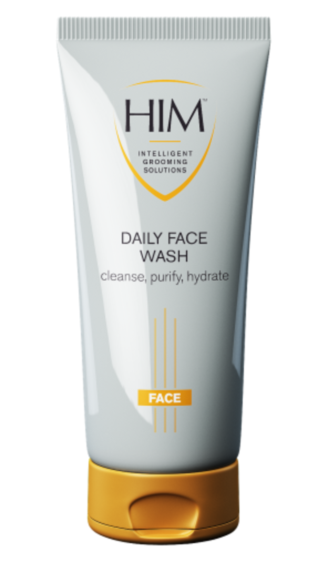 70 x HIM Intelligent Grooming Solutions - 75ml DAILY FACE WASH - Brand New Stock - Cleanse,