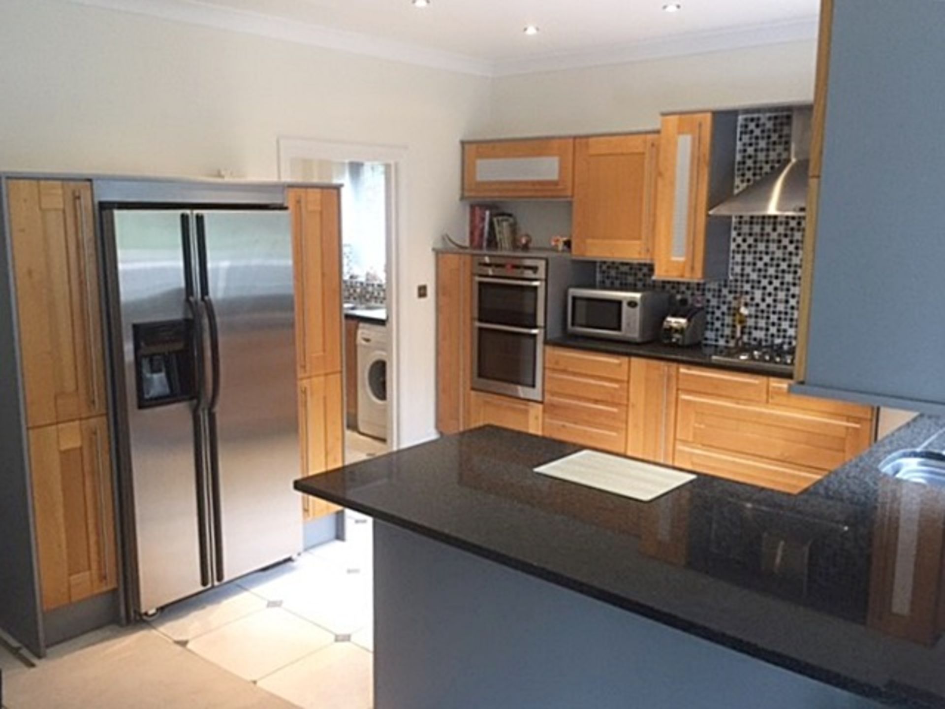1 x Solid Wood Fitted Kitchen By Panorama - Features Luxurious Black Granite Worktops, Integrated - Image 19 of 31