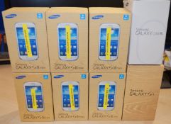 8 x Empty Samsung Galaxy Mobile Phone Retail Boxes - CL300 - Includes 6 x Galaxy S3 Mini, 1 x Galaxy
