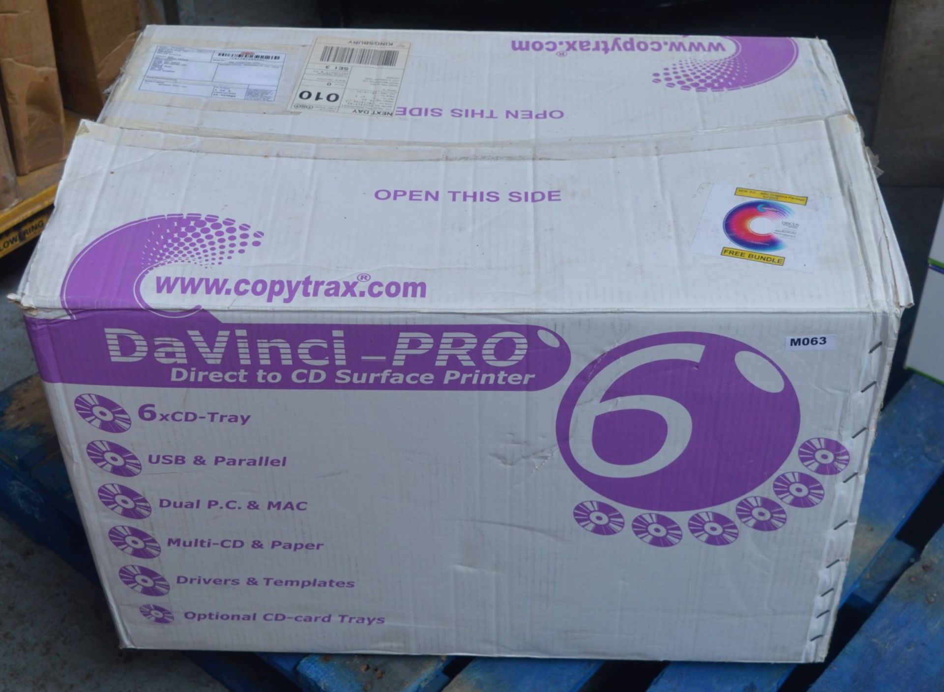 1 x Da Vinci Pro 6 High Definition CD Printer - Prints Directly onto the Surface of Upto 6 CD or DVD - Image 8 of 8
