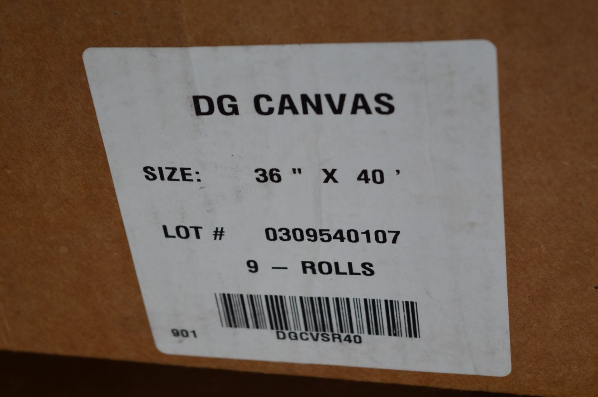 4 x Roll of IJTechnologies DuraGraphix Textured Canvas - Size 36" x 40' - Engineered to Provide - Image 2 of 2