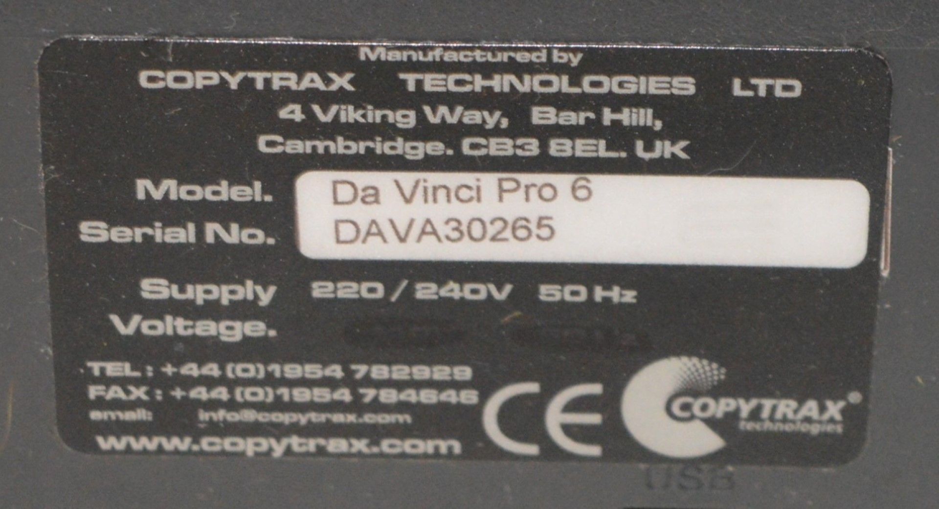 1 x Da Vinci Pro 6 High Definition CD Printer - Prints Directly onto the Surface of Upto 6 CD or DVD - Image 6 of 8